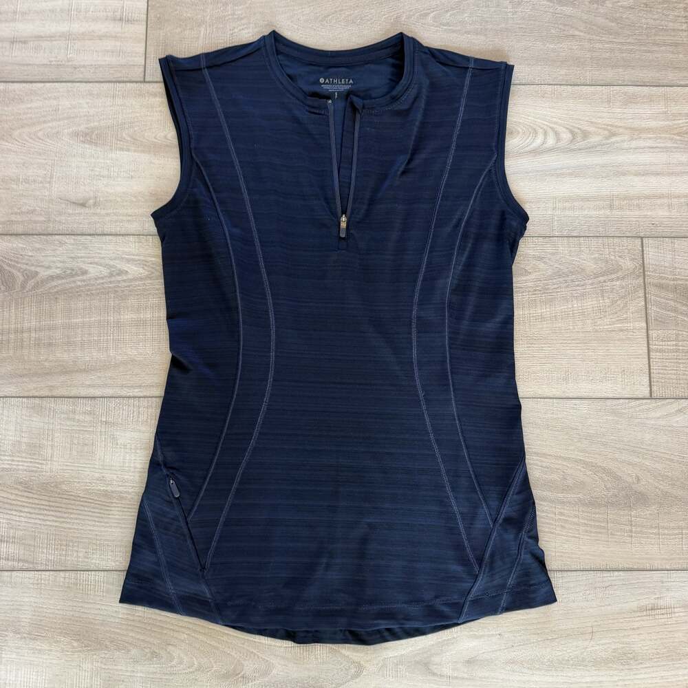 Athleta Womens SP Small Petite Navy Sleeveless